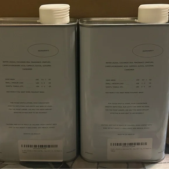 2 pk Vegan Sealed OUAI DedCool Melrose Place Detergent Set - 60 washes each - Picture 4 of 4